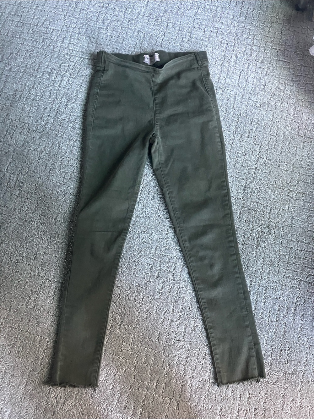 Free People Olive Green Skinny Pants